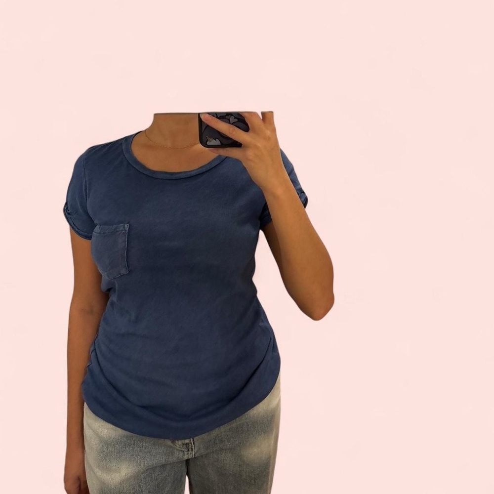 American Eagle Outfitters Navy Short Sleeve Tee